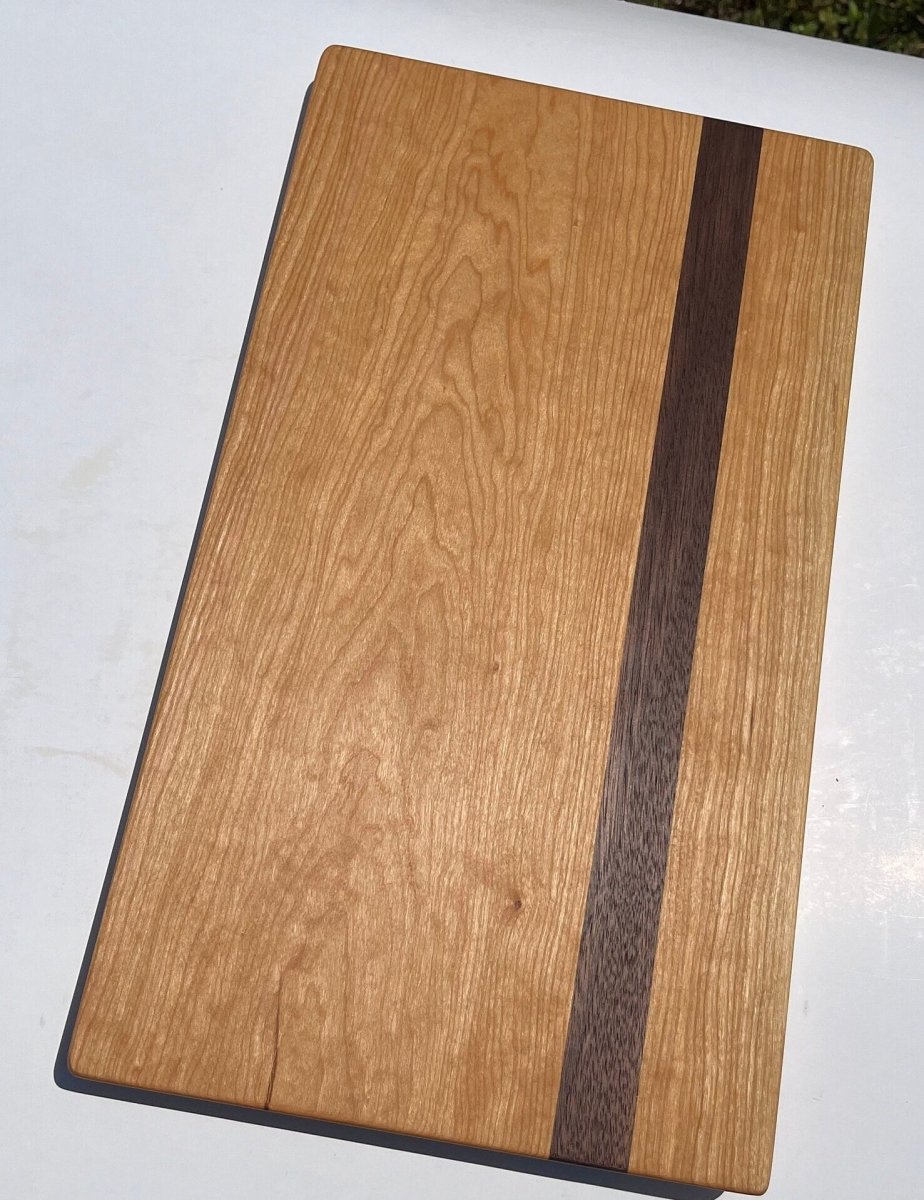 Cherry and walnut cutting board - Woodwork & Design by AJ