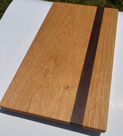 Cherry and walnut cutting board - Woodwork & Design by AJ