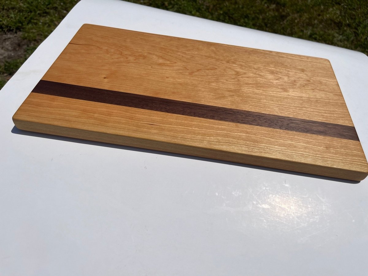 Cherry and walnut cutting board - Woodwork & Design by AJ