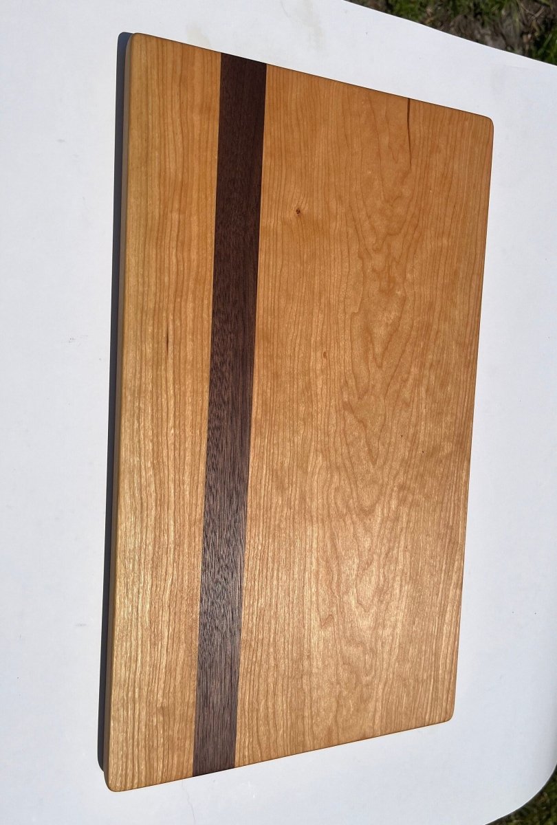 Cherry and walnut cutting board - Woodwork & Design by AJ