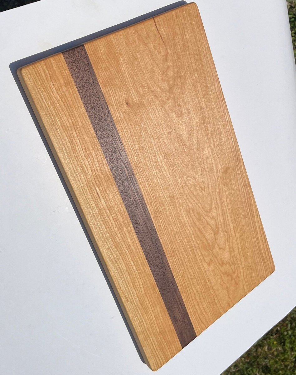 Cherry and walnut cutting board - Woodwork & Design by AJ