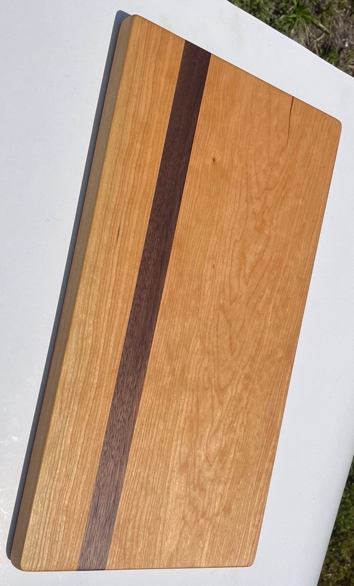 Cherry and walnut cutting board - Woodwork & Design by AJ