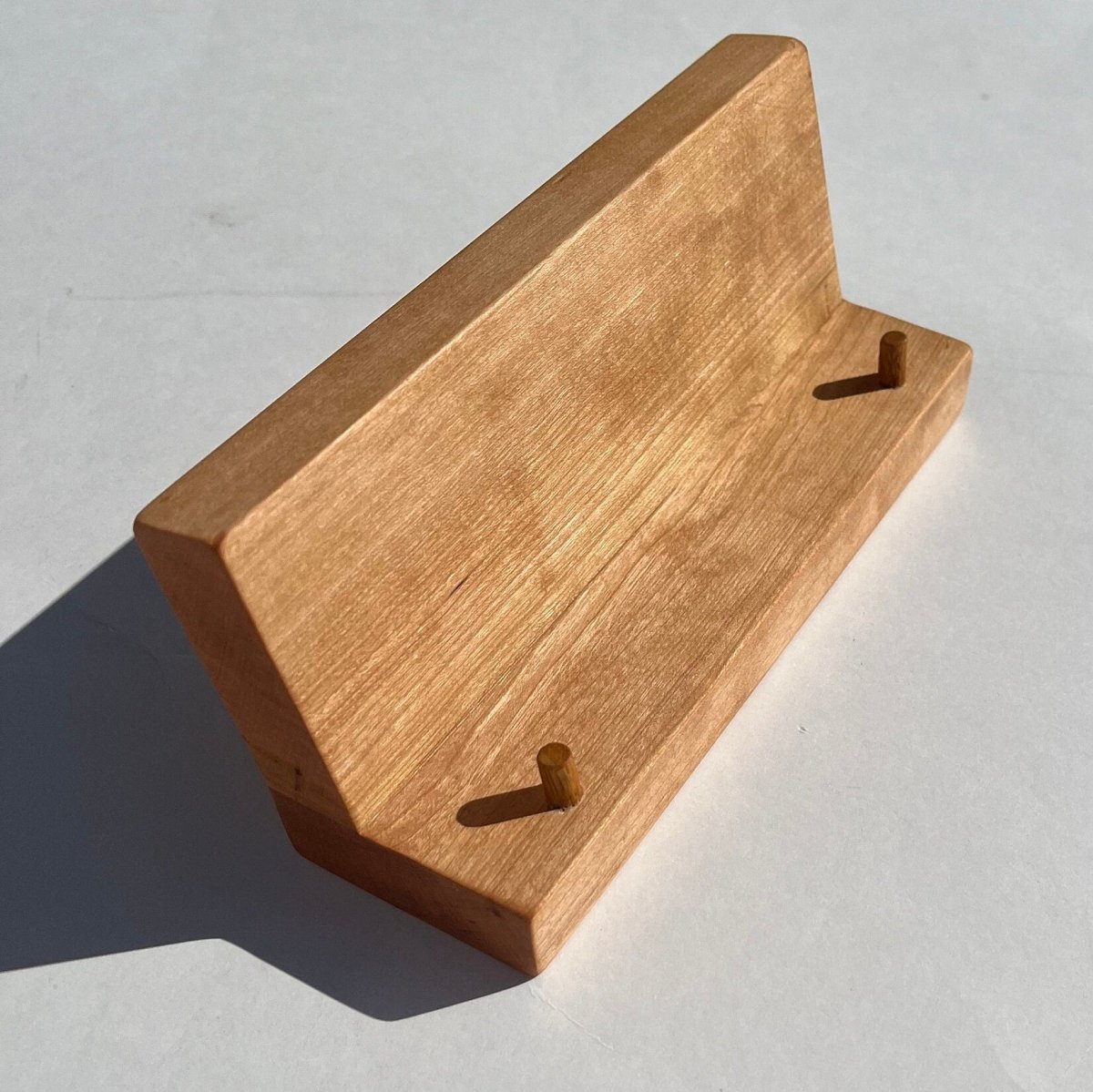 Cherry Phone Stand - Woodwork & Design by AJ