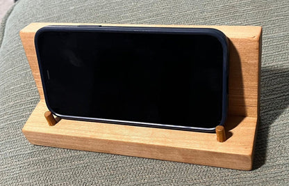 Cherry Phone Stand - Woodwork & Design by AJ